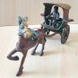 Brass handmade Horse cart for home decor show piece & gift