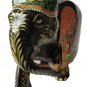 Hand Carved Wood Elephant statue Elephant Prcession Scene Painted Decorative