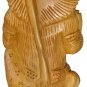 Hand Carved Hanuman Idol Hindu God Wooden Statue Monkey God Lord Strength