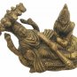 Brass Hand carved Vishnu-Laxmi Statue