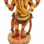 Synthetic Ganesh Statue Standing Painted Resin Carving Ganesh home decor
