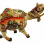 Synthetic Camel Procession Painting Statue Handmade Resin Carving Camel