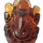 Garnet Stone Ganesh Statue Hand Carved Elephant God Semi Precious Stone Ganesha