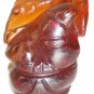 Garnet Stone Ganesh Statue Hand Carved Elephant God Semi Precious Stone Ganesha