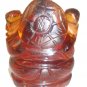 Garnet Stone Ganesh Statue Hand Carved Elephant God Semi Precious Stone Ganesha