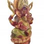Hand Carved Wood Ganesh Statue Elephant God Wooden Ganesha Gift Home Decor