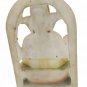 White Marble Stone Ganesh Statue Elephant God Gold Painted Ganesha