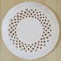 5" Marble Undercut Round Plate Decorative Floral Design Inlay Pietra Dura Stone