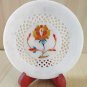 5" Marble Undercut Round Plate Decorative Floral Design Inlay Pietra Dura Stone