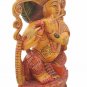 Wood Krishna Statue Painted Hand Carved Krishna Painted