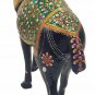 Metal Camel Animal Statue Colorful Embossed Painted Meenakari Figurin