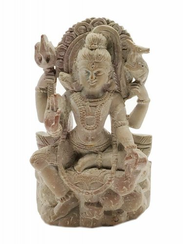 Hand carved Sandstone Hindu God Shiva Statue Soft Stone Shiva Statue