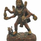 Brass Hand carved Bhairav's  Statue