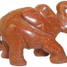Semi Precious Sun Stones Elephant