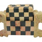 Soft Stone Marble Inlay Tea coaster