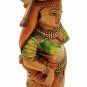 Hand Carved Solid Wooden Painted Rajasthani Ladies