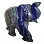 Hand Carved Semi Precious Stones Lapis Lizuli Stone Elephant Figurine Home decor