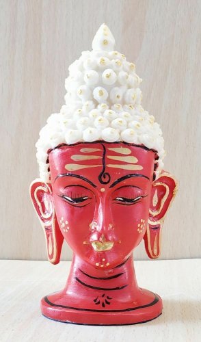 Hand Carved Resin Buddha Head Statue Home Decor Figure Synthetic Resin Buddha