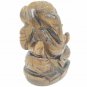 Tiger eye Stone Ganesh statue elephant god Figurine  Ganesha