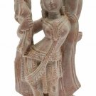 Hand carved Sandstone Indian Ladies Standing