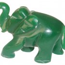 Semi Precious Stones Dark Jade Stone Elephant