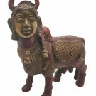 Brass Khamdhanu Handmade Carved Statue Hindu Religious