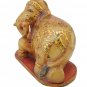 Hand Carved ElephantWhite Marble Stone Elephant Sitting