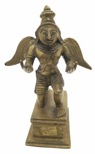 Brass Hand carved Garur  Statue