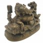 Brass Ganesha Sleeping statue Hindu God Elephant Lord Brass India Home Decor