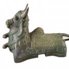 Brass Sitting Cow Hindu Nandi Cow Statue