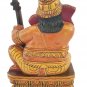Handmade Carved Wooden Music Ganesh Elephant God Music Ganesha Statue