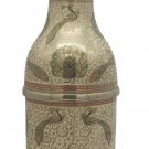 Hand Crafted Metal  Bottle with Persian Mugal Minakari Work Bottlel Gift