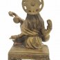 Brass Saraswati Handmade Carved Statue Hindu Religious