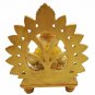 Synthetic Ganesh Statue with Ring Collectible Resin Carving Ganesh home decor