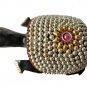Hand Carved Wooden Tortoise With Beads Work  Tortoise Home Decor gifts