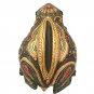 Aventurine Jade Stone Frog Painted Statue