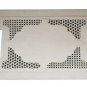 18" x 12" White Marble Undercut Inlay Serving Tray using Semi precious stones