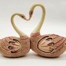 Synthetic Pair Of Ducks Statue Handmade Resin Carving Ducks home decor