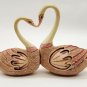 Synthetic Pair Of Ducks Statue Handmade Resin Carving Ducks home decor