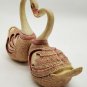 Synthetic Pair Of Ducks Statue Handmade Resin Carving Ducks home decor