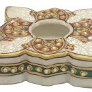Marble Floral Gold Foil Painted Ashtray Cigarette Smoking