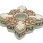 Marble Floral Gold Foil Painted Ashtray Cigarette Smoking