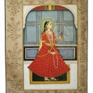 Handmade Pair of King & Queen Silk Painting Home decorative wall hanging artwork