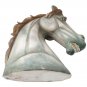 White Marble Stone Horse Bust Statue  Home Decor