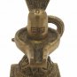 Brass Lord Shiva Lingan Paited Mahadev Statue Third Eye God Brass Shiv