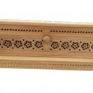 hand carved wooden undercut jewelry box Storage box