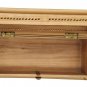hand carved wooden undercut jewelry box Storage box