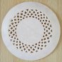 Marble Undercut Round Plate Decorative Floral Design Inlay Pietra Dura Stone 5"