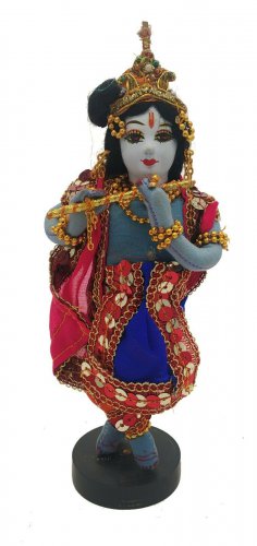 Handmade fabric Cotton Krishna Dolls home Decor