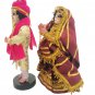 Dolls Handmade fabric Rajasthani Bride and Groom Cotton Dolls puppetry